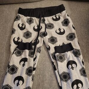 Star Wars Black and Gray Track Pants Or Pajama, Very Soft Sweatshirt Feeling